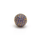 14k Yellow Gold Sapphire Spacer Beads