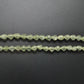 Natural Prehnite Faceted Teardrop Gemstone Beads 10" Strand