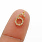 14k Solid Yellow Gold White Diamond 0-9 Number Charms