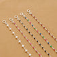 925 Sterling Silver Garnet, Pearl & Multi Gemstone Rosary Beaded Necklace - Sar Gems