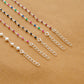 925 Sterling Silver Garnet, Pearl & Multi Gemstone Rosary Beaded Necklace - Sar Gems