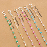 925 Sterling Silver Multi-Color Quartz & Gemstone Beaded Bracelet – Kanika - Sar Gems