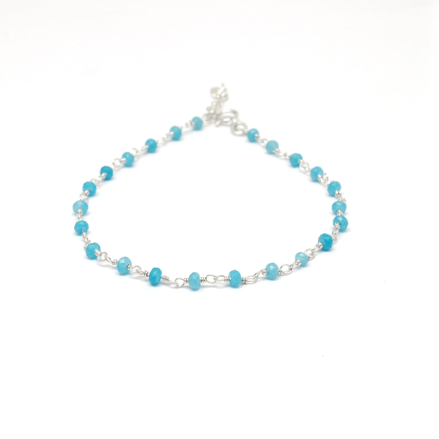 925 Sterling Silver Multi-Color Quartz & Gemstone Beaded Bracelet – Kanika - Sar Gems