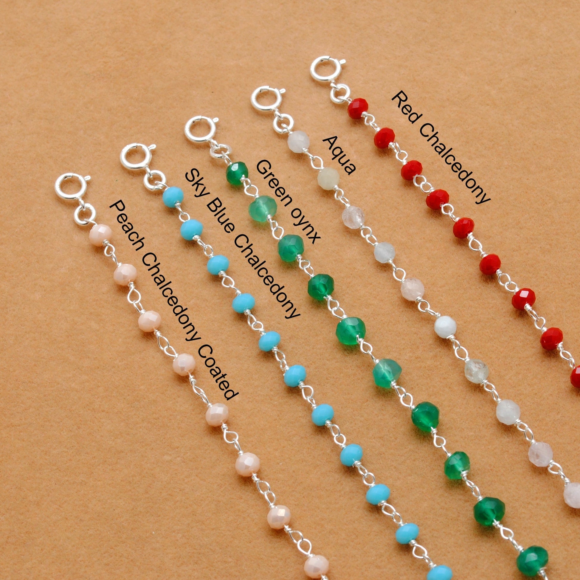 925 Sterling Silver Radiance Necklace – Chalcedony & Onyx Gem - Sar Gems