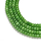 Green Quartz Plain Rondelle Gemstone Beads 8 mm 13" Strand
