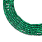 Green Malachite Rondelle Gemstone Beads 12.5" Strand