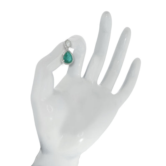 Emerald Eden Drop Earrings - view 3