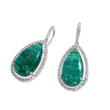 Wild Green Drop Earrings