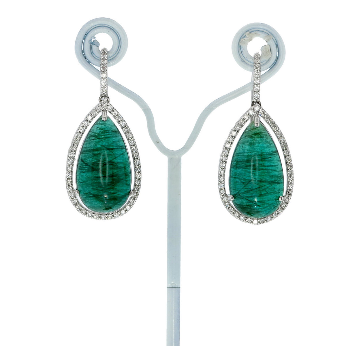 Wild Green Drop Earrings