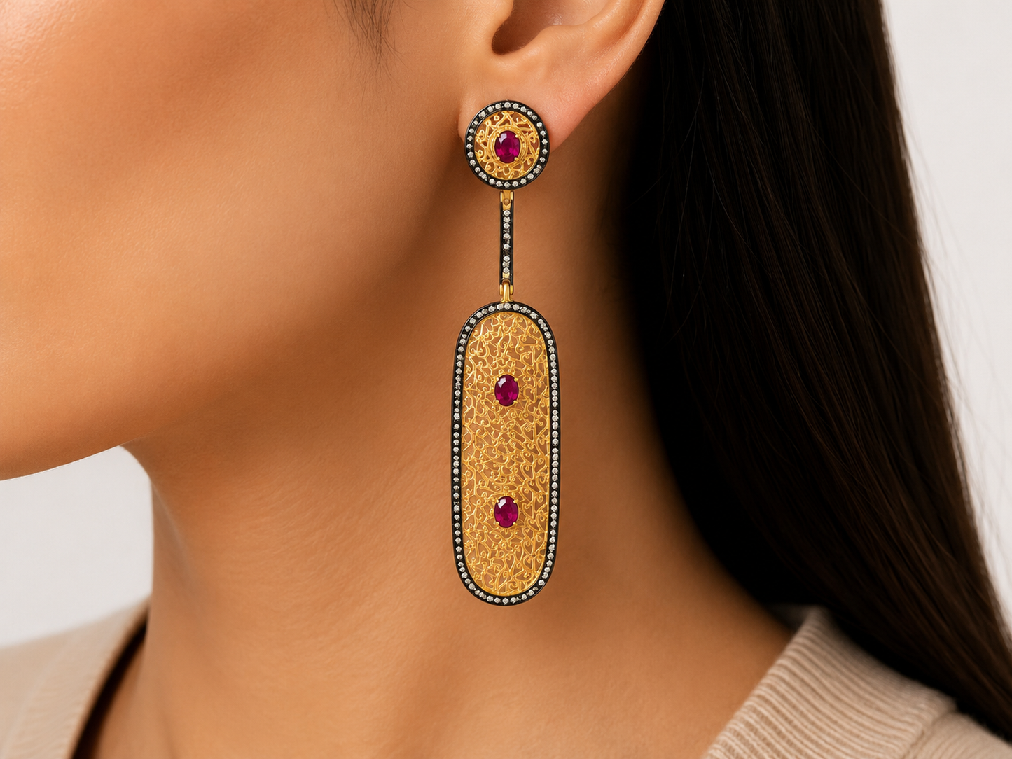 Medina Panel Earrings