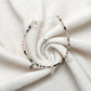 Natural Multi Tourmaline Beads With 925 Silver Charm Bracelet