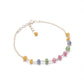 Handmade Natural Multi Sapphire 5mm Beaded Bracelet – 925 Sterling Silver Chain