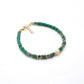 8-Inch Beaded Bracelet – 4mm Natural Blue Sapphire & Emerald, 5.5mm Freshwater Pearls
