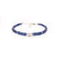 8-Inch 4.5mm Natural Kyanite & 6.5mm Pearl Bracelet for Women