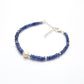 8-Inch 4.5mm Natural Kyanite & 6.5mm Pearl Bracelet for Women