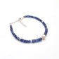 8-Inch 4.5mm Natural Kyanite & 6.5mm Pearl Bracelet for Women