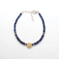 8" Natural Blue Sapphire & Diamond Bracelet