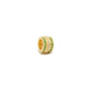 Sapphire Tsavorite Diamond Ruby Donut Silver Spacer Charm Beads Findings