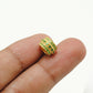 Sapphire Tsavorite Diamond Ruby Donut Silver Spacer Charm Beads Findings