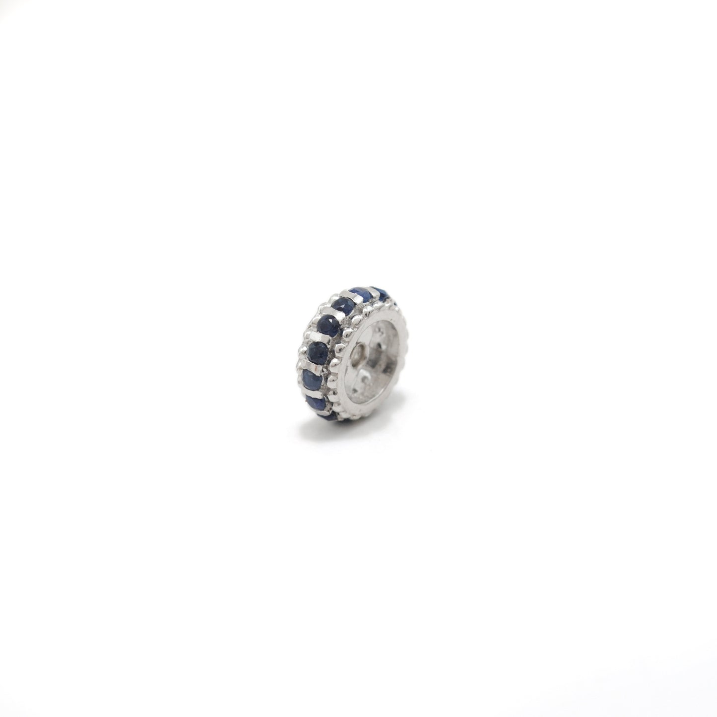 9K 14K 18K Gold Ruby Sapphire Tsavorite Diamond Spacer Beads