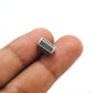 Tsavorite Diamond Hexagon Spacer Charm Beads Silver DIY Craft Jewelry
