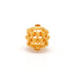 18 Karat Gold Antique Floral Spacer Beads 12mm