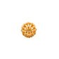 18 Karat Gold Antique Floral Spacer Beads 12mm