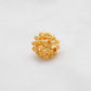 18 Karat Gold Antique Floral Spacer Beads 12mm