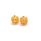 18 Karat Gold Antique Floral Spacer Beads 12mm