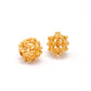 18 Karat Gold Antique Floral Spacer Beads 12mm