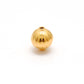 18 Carat Solid Yellow Gold Corrugated Gold Spacer Bead Components 8x9mm