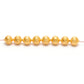 18 Carat Solid Yellow Gold Corrugated Gold Spacer Bead Components 8x9mm