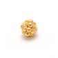 9.5mm 18K Gold Indian Style Rondelle Spacer Beads Findings