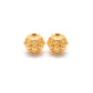 9.5mm 18K Gold Indian Style Rondelle Spacer Beads Findings