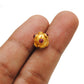 18 Karat Gold Ruby Ball Spacer Beads 11x10mm