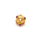 18 Karat Gold Ruby Ball Spacer Beads 11x10mm