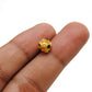 18K Gold Round Wheel Spacer Bead Finding 8mm