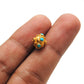 9mm 18 Carat Gold Turquoise Spacer Beads