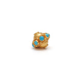 18 Karat Gold Rondelle Spacer Beads 10x9mm