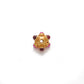 18KTT Gold Ruby Round Beads 8mm