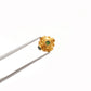 18K Gold Round Spacer Beads with Emerald