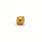 18K Gold Round Spacer Beads with Emerald