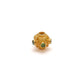 18K Gold Round Spacer Beads with Emerald