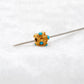 18K Gold Turquoise Spacer Beads 8mm