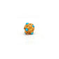 18K Gold Turquoise Spacer Beads 8mm