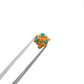 18K Gold Turquoise Spacer Beads 8mm