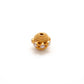 18K Gold Engrave Pearl stone Rondelle Spacer Bead 10mm