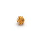 18K Gold Engrave Pearl stone Rondelle Spacer Bead 10mm
