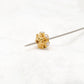 18K Gold Freshwater Pearl Stone Roundelle Spacer Bead