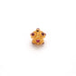 18 Karat Gold Ruby Round Spacer Ball Beads